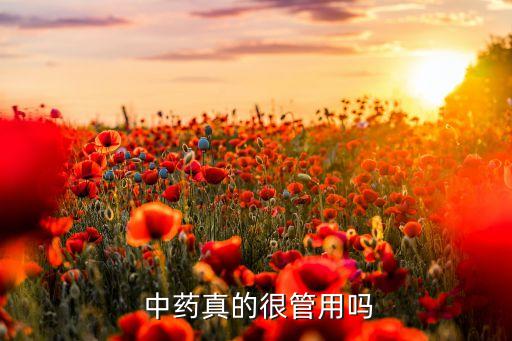  中药真的很管用吗