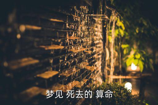  梦见 死去的 算命