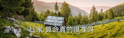 仙家 算命真的很准吗