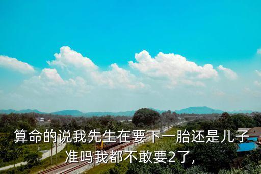  算命的说我先生在要下一胎还是儿子准吗我都不敢要2了,