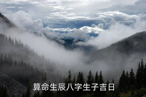  算命生辰八字生子吉日